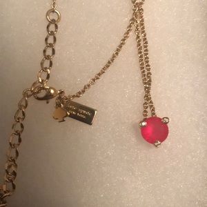 Kate Spade Pink Gumdrop Necklace